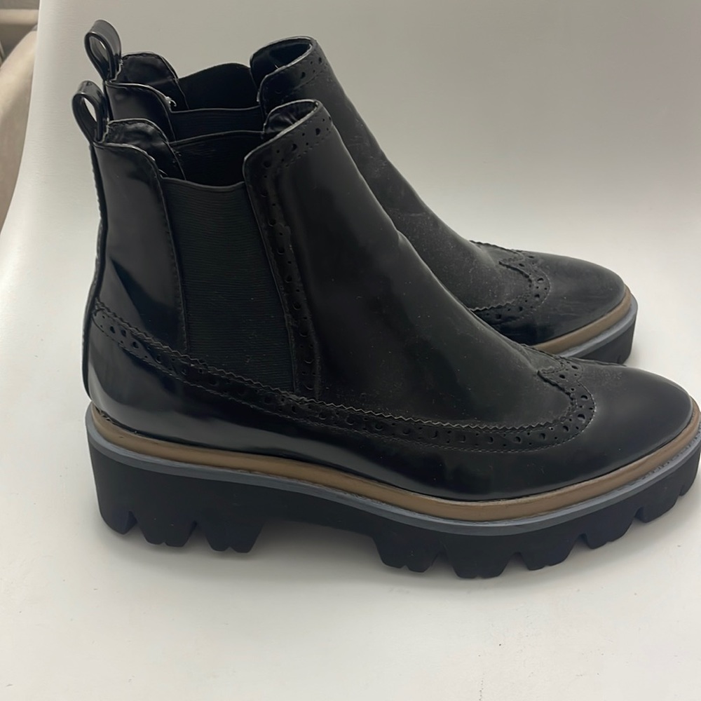 Ankle black boots